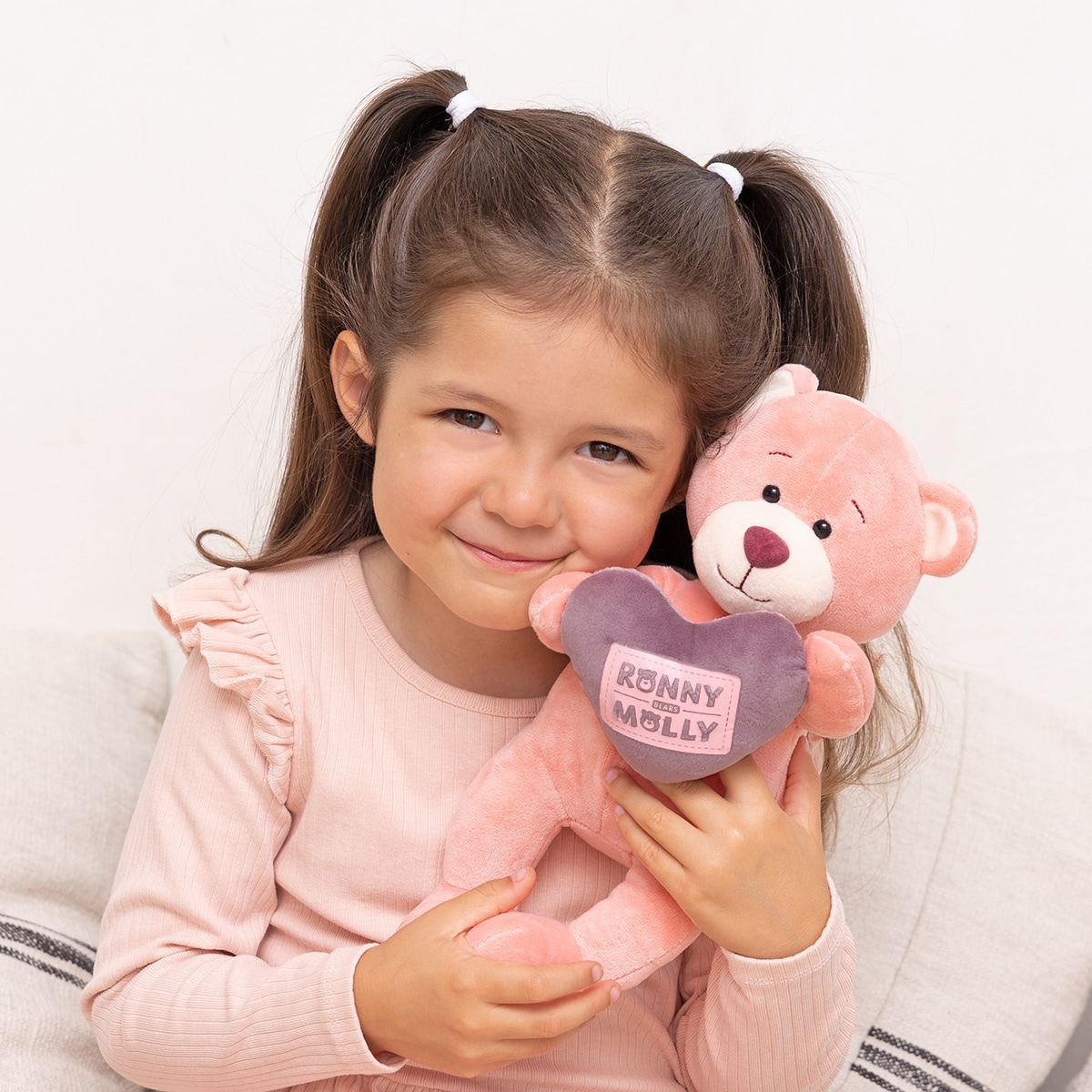 Игрушка Мягконабивная Мишка Молли с Сердечком, 21 см, в Коробке (RM-M013-21) — фото 5