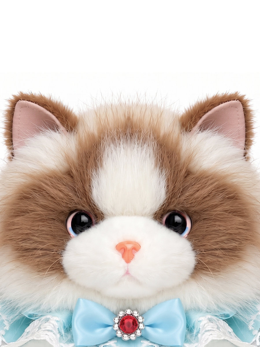 Игрушка Мягконабивная, Кошечка Бело-Коричневая, 43 см (MT260411-43) — фото 3