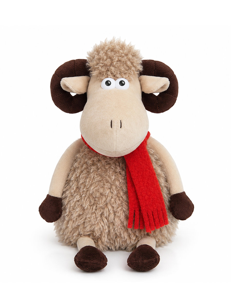 Игрушка Мягконабивная, Баран Вася в Шарфе, 27 см (MT260317-27)